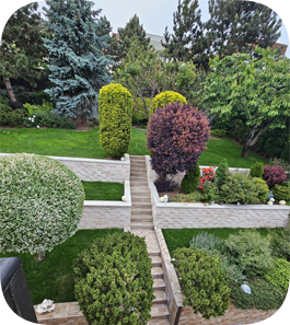 Zahrada vila Praha Braník relaxace